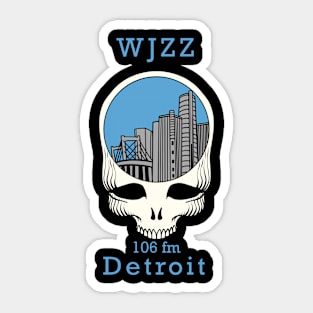 106 Fm Wjzz Jazz Detroit Sticker